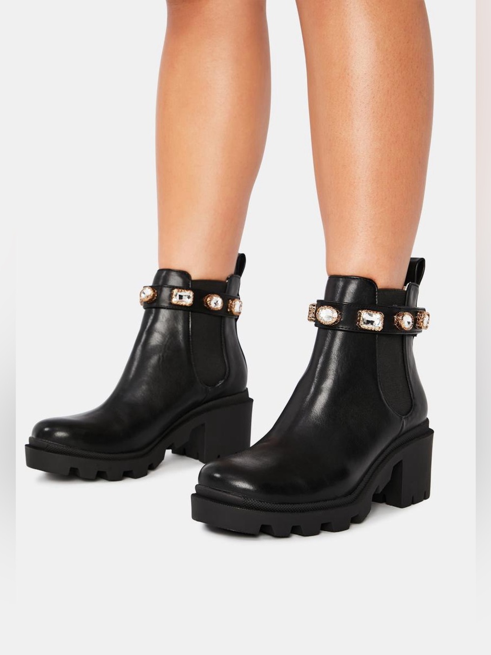 Steve Madden Black Amulet Booties